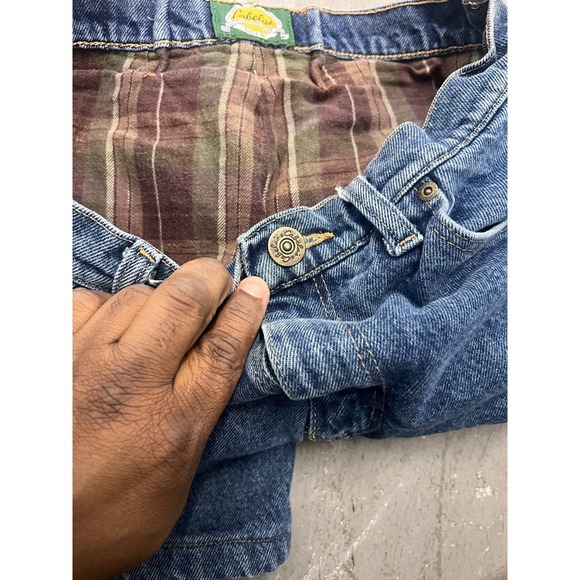 Cabela's Flannel-Lined Jeans Blue Denim Straight Cold-Weather Outdoor - 32x30 - Picture 13 of 13